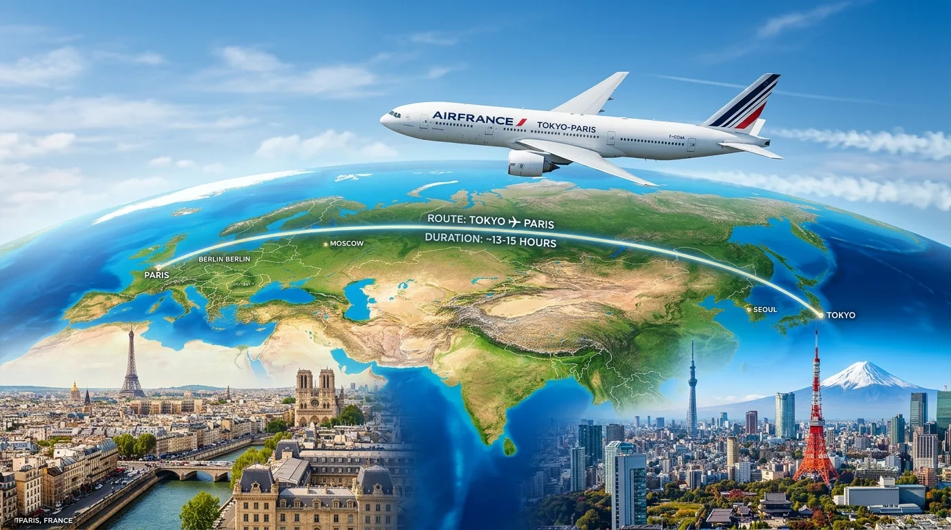 découvrez la durée du vol entre tokyo et paris ainsi que des conseils pratiques pour préparer au mieux votre voyage.